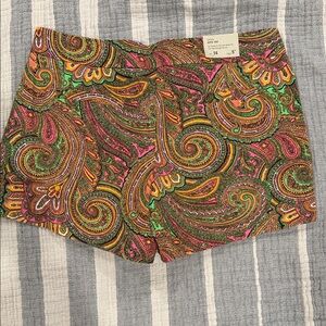 J. Crew Multicolor Paisley Women Shorts